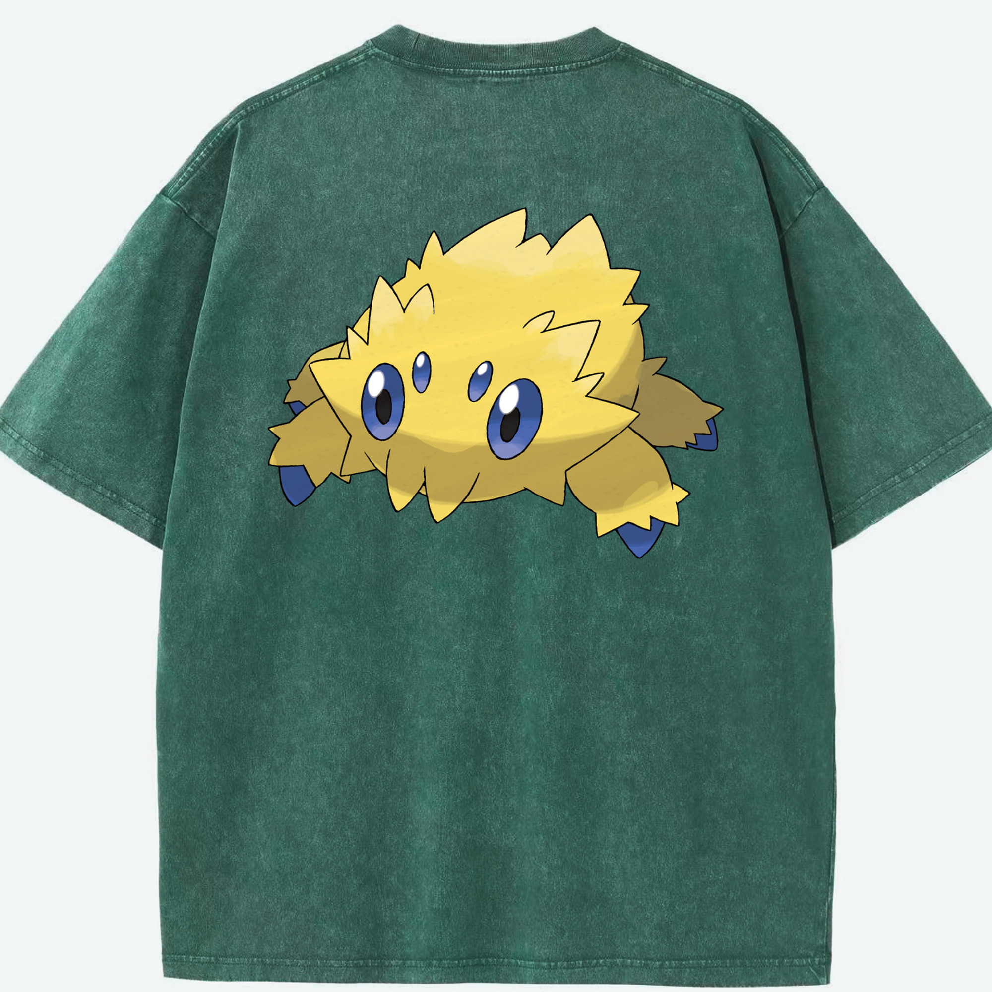 （画像用） ポケットモンスター Pokémon 綿100% ヴィンテージ風 半袖Tシャツ（背面プリント）